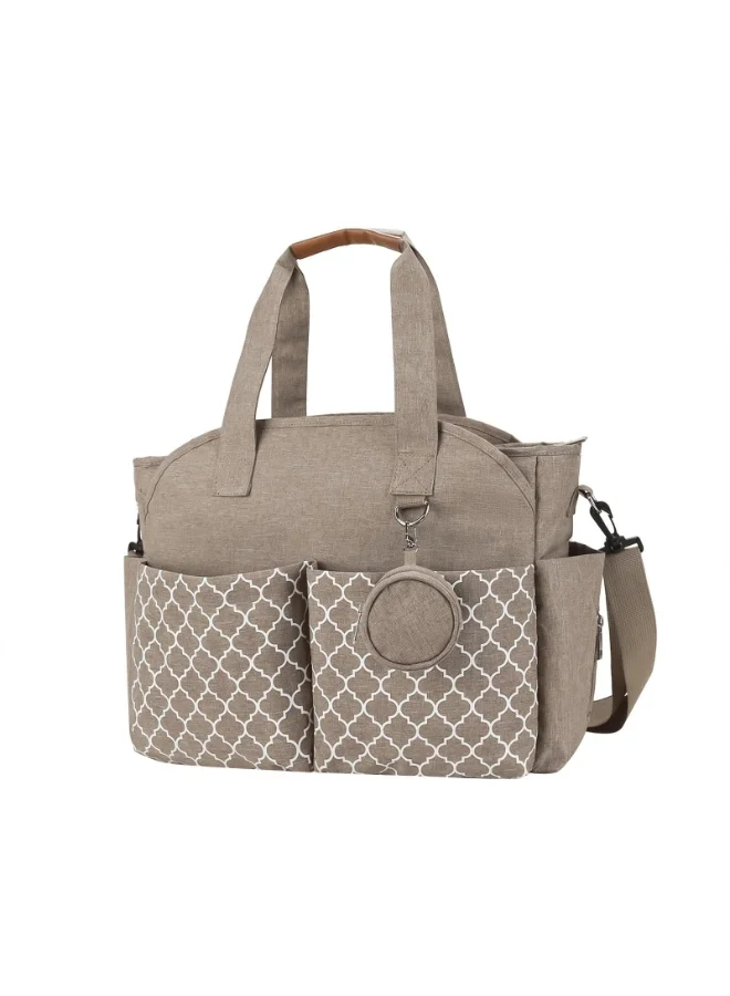 KYD Multi-Functional Diaper Tote Bag with Built-in Changing Pad and Adjustable Strap for Parents (Large) 9zhtg