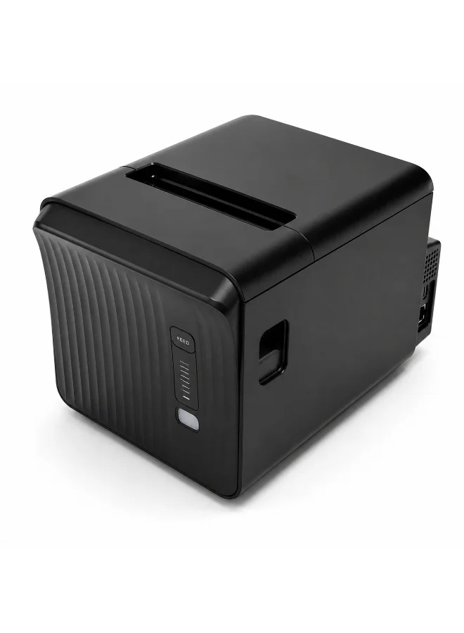 BASEET Thermal Receipt Printer USB and Bluetooth Connectivity (80mm x 80mm, Black) for POS Retail and Restaurants 1hg7q