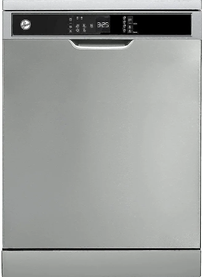 Freestanding Dishwasher 12 Place Settings 5 Programs Stainless Steel Finish (Silver) debpj
