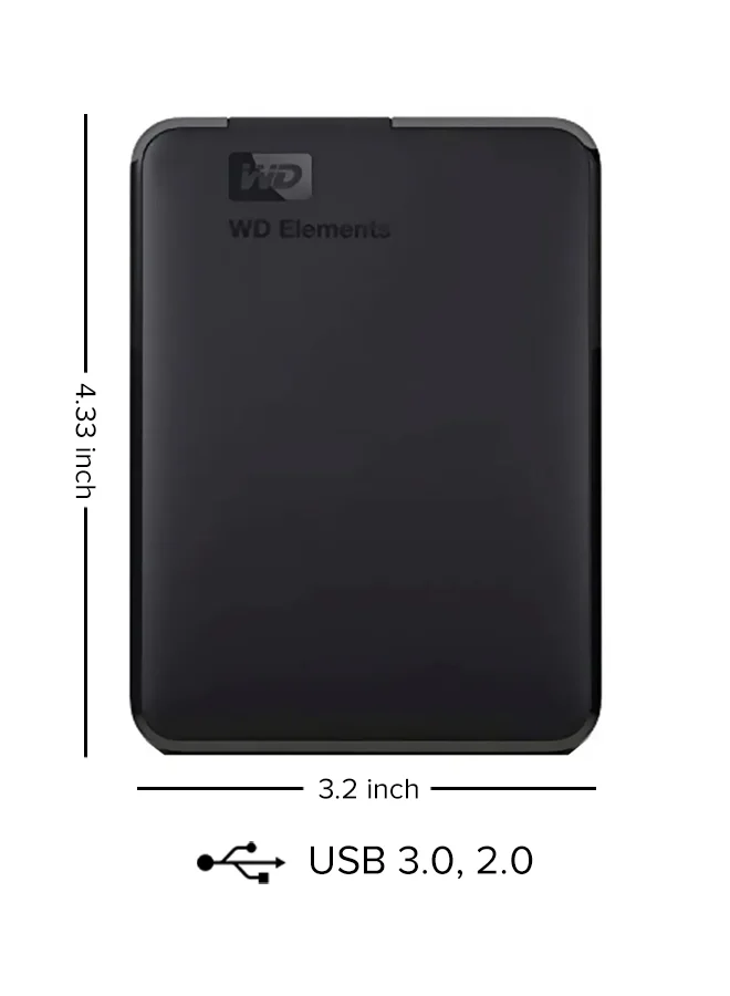 Portable External Hard Drive 4TB USB 3.0 High-Speed Data Storage for PC and Laptop (4 TB) dnp3h