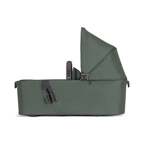 Premium Foldable Stroller Cot Attachment Lightweight Bassinet with UPF 50 Canopy (Forest Green) 07tdc