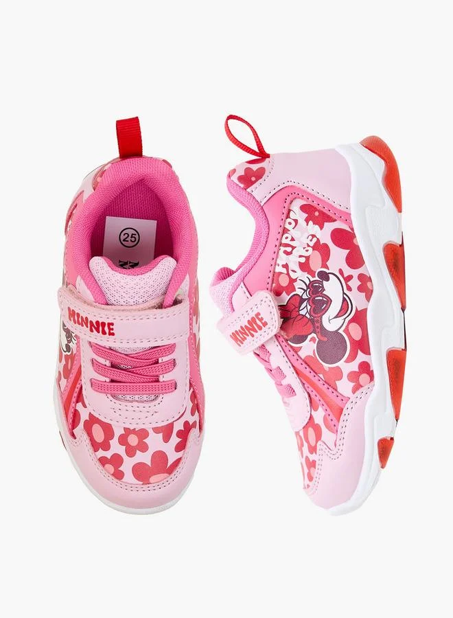 Cartoon Girls Casual Sneakers Comfortable Cartoon Print Footwear for Kids (Pink, 25 cm) 2ukkz