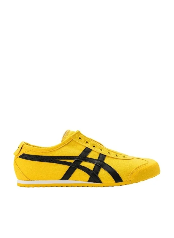 Premium Canvas Slip-On Casual Sneakers Colorblock Low-Top Footwear (Yellow/Black, 40 EU) eeqj2