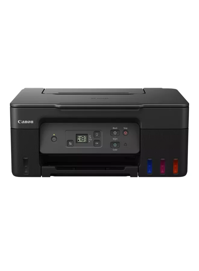 Premium 3-in-1 Refillable MegaTank Inkjet Printer High-Yield Office Document Solution (Black) oy6m3