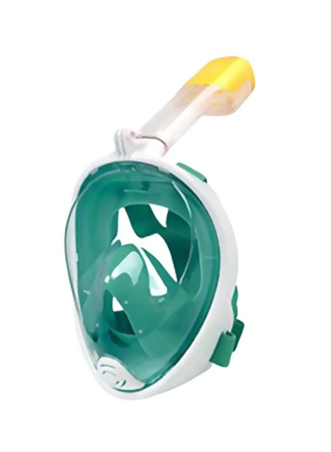 J&J Panoramic Scuba Diving Mask Professional Snorkel Gear with Anti-Fog Tempered Glass (One Size) kqde8