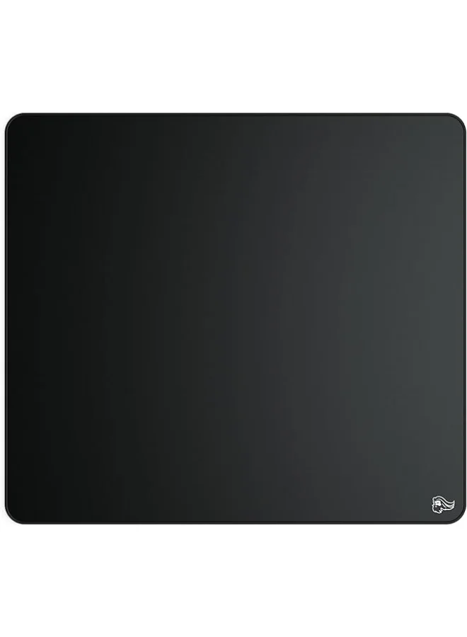 Premium Gaming Mousepad XL Desk Mat Hybrid Cloth Surface Non-Slip Foam Core (Black, 38 cm x 43 cm) zsfzy
