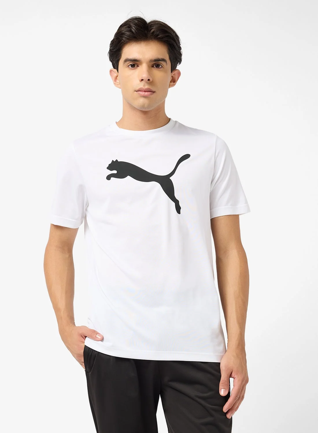 Sport Essential Logo T-Shirt Premium Cotton Crew Neck Casual Tee for Men rw8g6