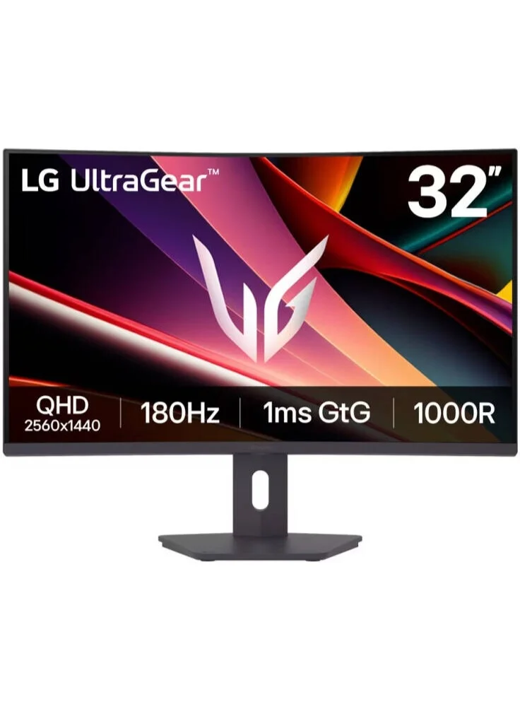 Ultra-HD 32-inch QHD Curved Gaming Monitor 180Hz 1ms Response Time with Adjustable Stand (Black, 81 cm) k21z9