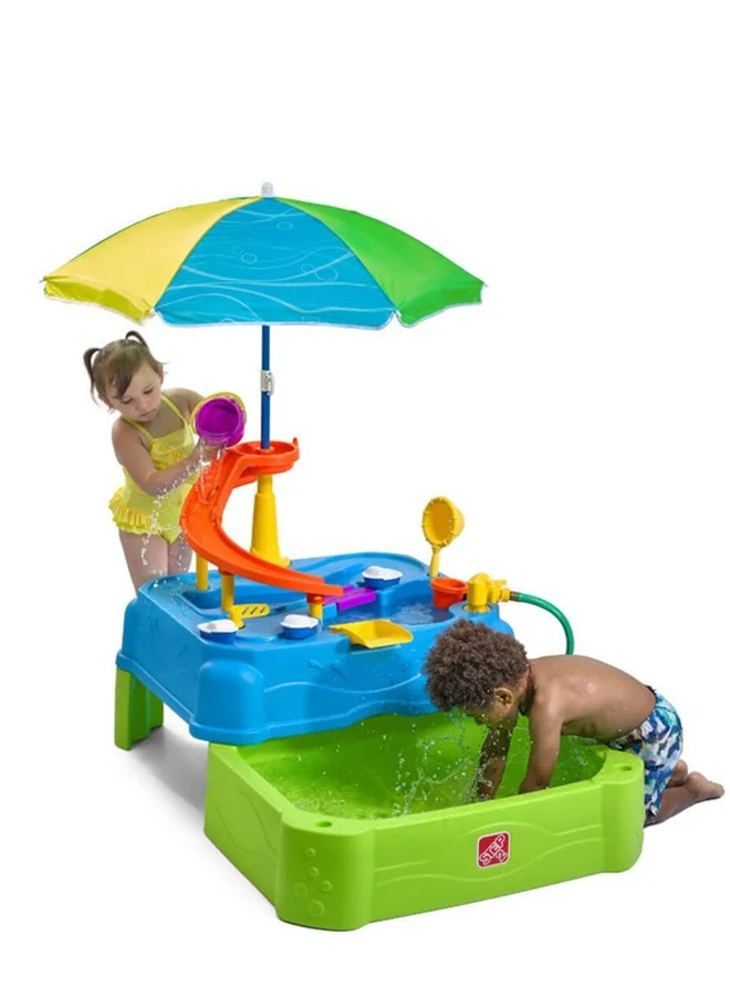 Premium Two-Tier Outdoor Water Play Table for Kids (Durable Plastic, 80 cm x 60 cm) egwt3