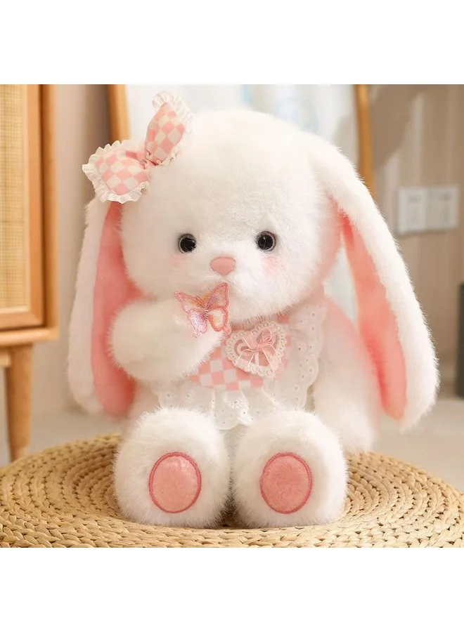 SISGL Bow Bunny Plush Toy Super Soft Stuffed Animal Premium Cuddly Companion For Kids And Collectors (30 cm) 9jhwx