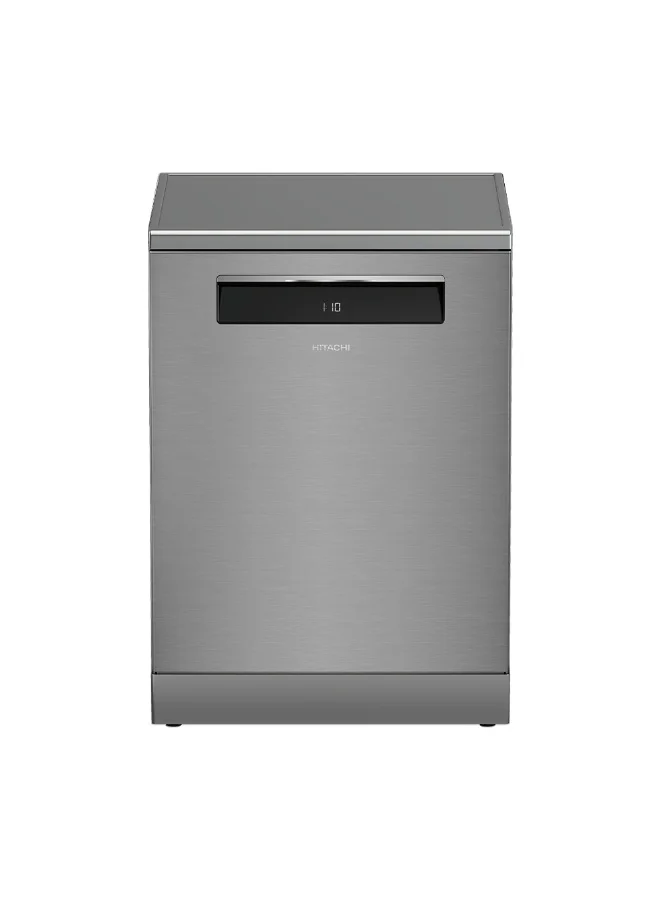 Premium Freestanding Dishwasher 15 Place Setting with Inverter Motor and 8 Wash Programs (Inox, 9.5 L) onzpx