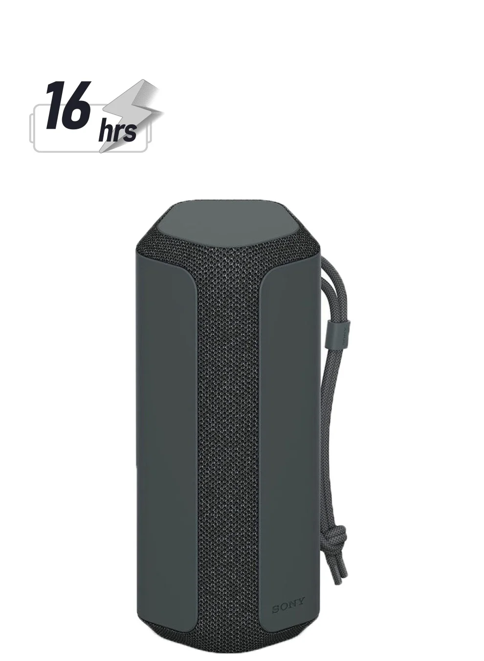 Premium Wireless Ultra Portable Bluetooth Speaker, IP67 Waterproof and Dustproof with Carrying Strap (Black) awzzc