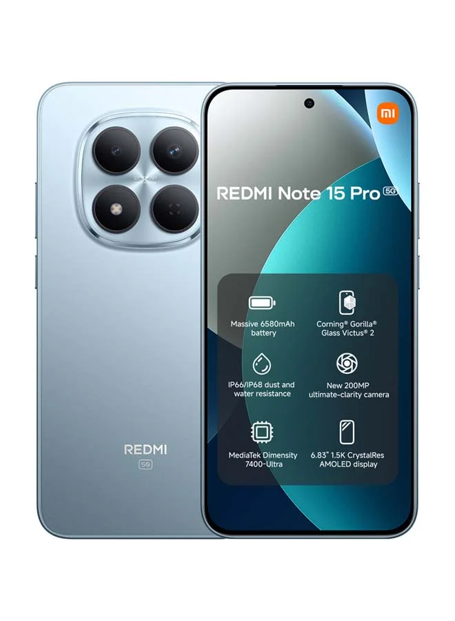 Smart 5G Smartphone Dual SIM 8GB RAM 256GB Storage Glacier Blue (6.83 inch Display) gz7s7