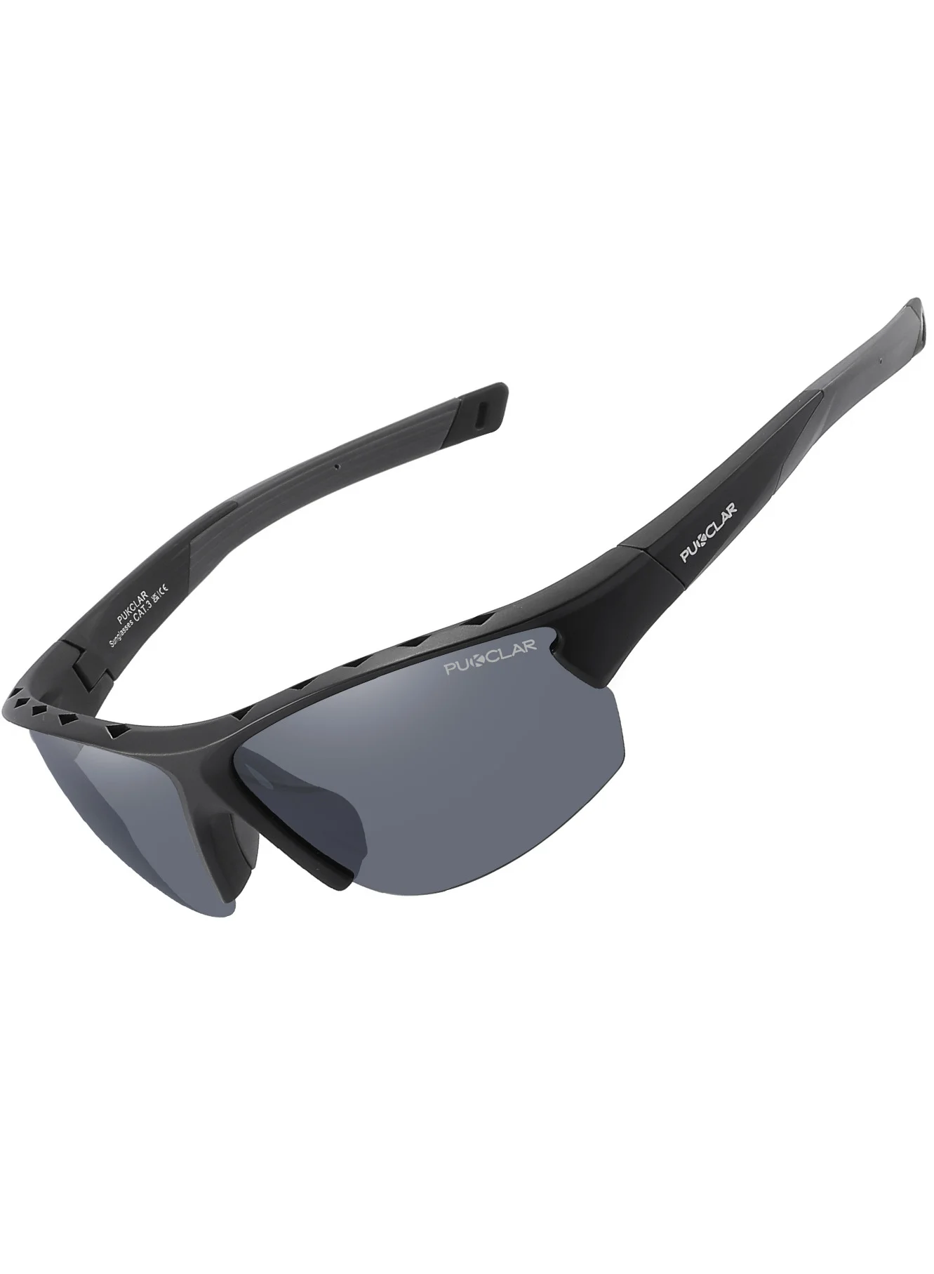 Premium Polarised Sports Sunglasses UV400 Protection Lightweight Eyewear for Cycling Running Driving Fishing (Unisex, One Size) l2vmb