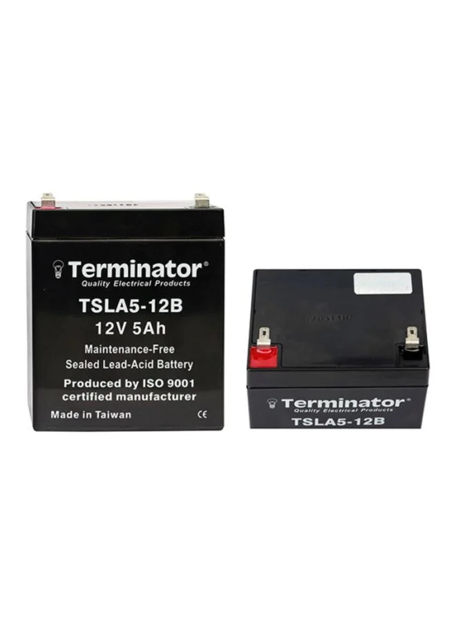 Terminator Sealed Lead-Acid Battery Premium Rechargeable Power Cell (ABS Plastic, 12V 7Ah) uqwjg