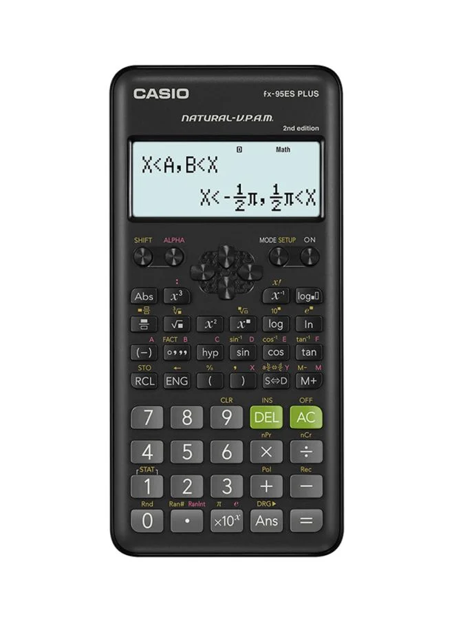 Scientific Calculator 2nd Edition Advanced Mathematical Tool (Black, 161 x 80 x 14 mm) gqq02
