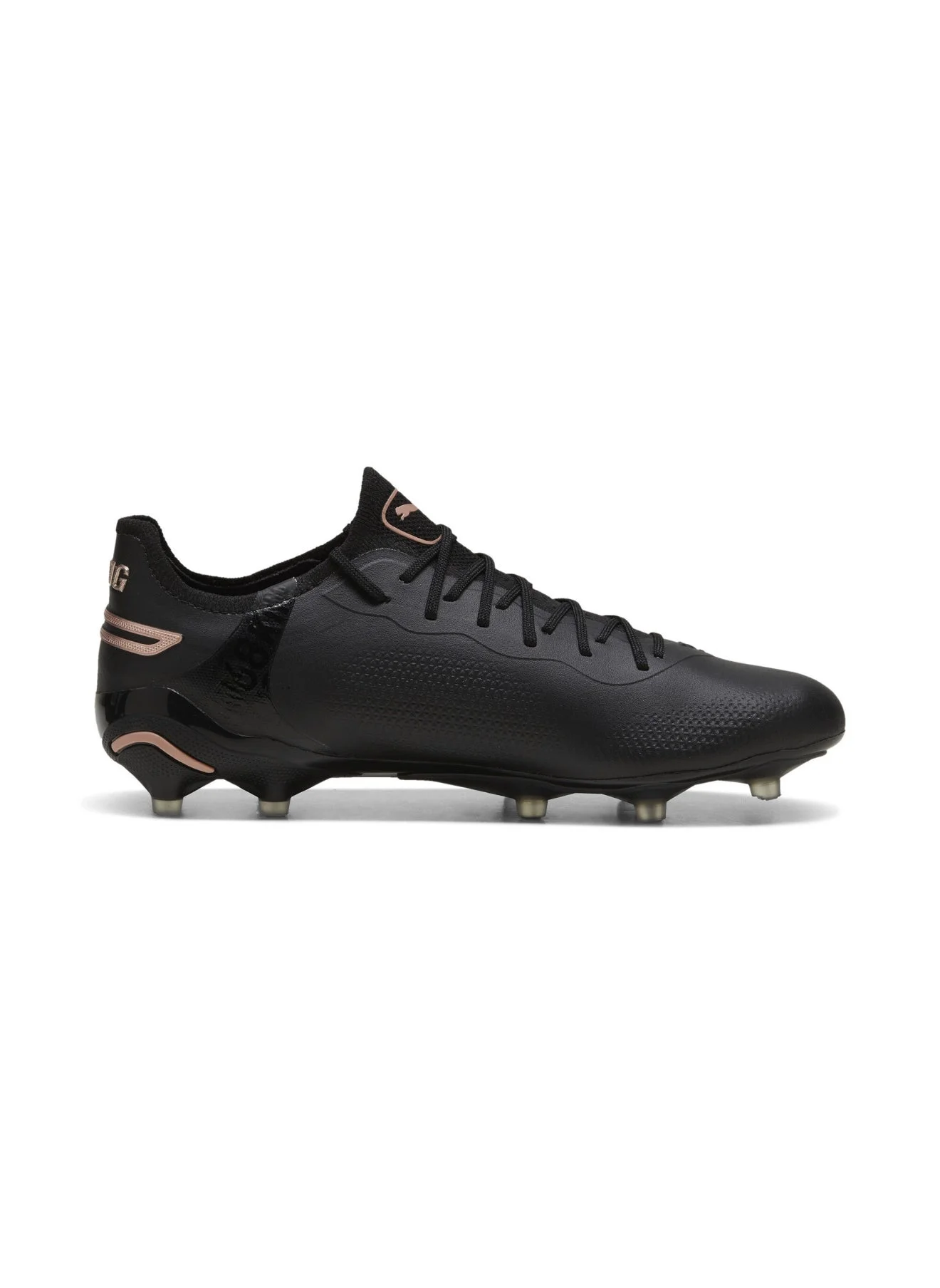 Sport Professional Football Boots Firm Ground Artificial Grass Cleats (Black, Men's) r3lzb