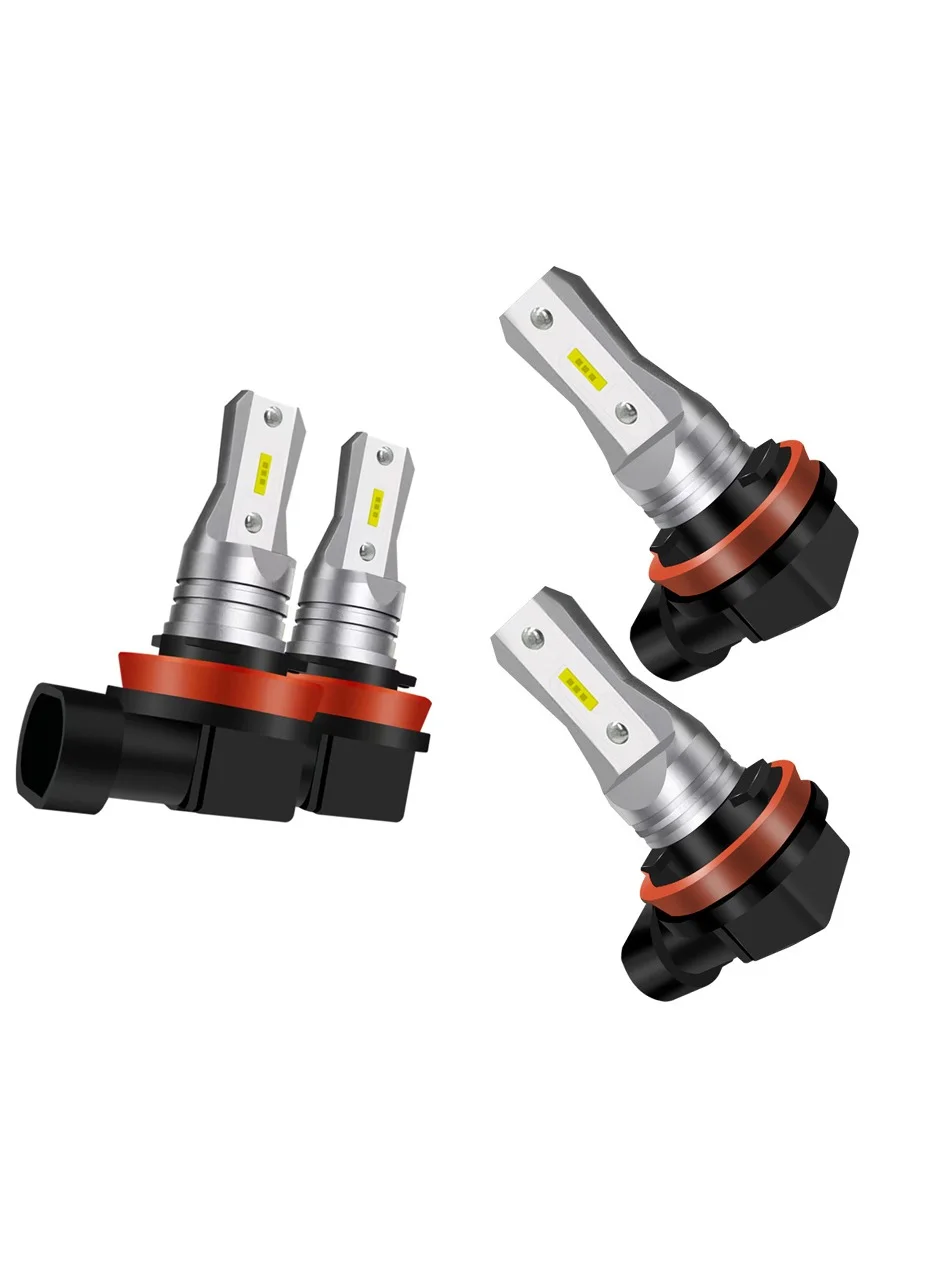 KASTWAVE H11 LED Fog Light Bulbs Amber Yellow High-Visibility Automotive Lighting (2-Pack, 3800LM) lyo3q