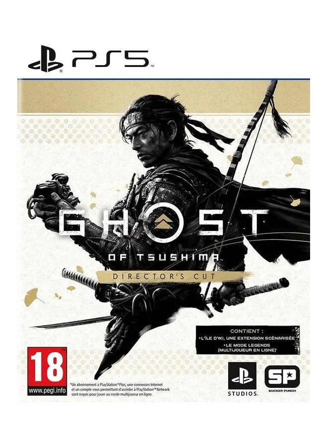 Ghost of Tsushima Director¡¯s Cut Premium Action Adventure Game for Console (Black, 1 Disc) cw8s0