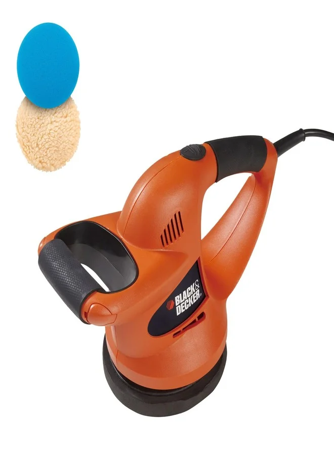 Premium Orbital Car Polisher 6-Inch Buffer Machine with Wool and Foam Bonnets (15 cm) nuown