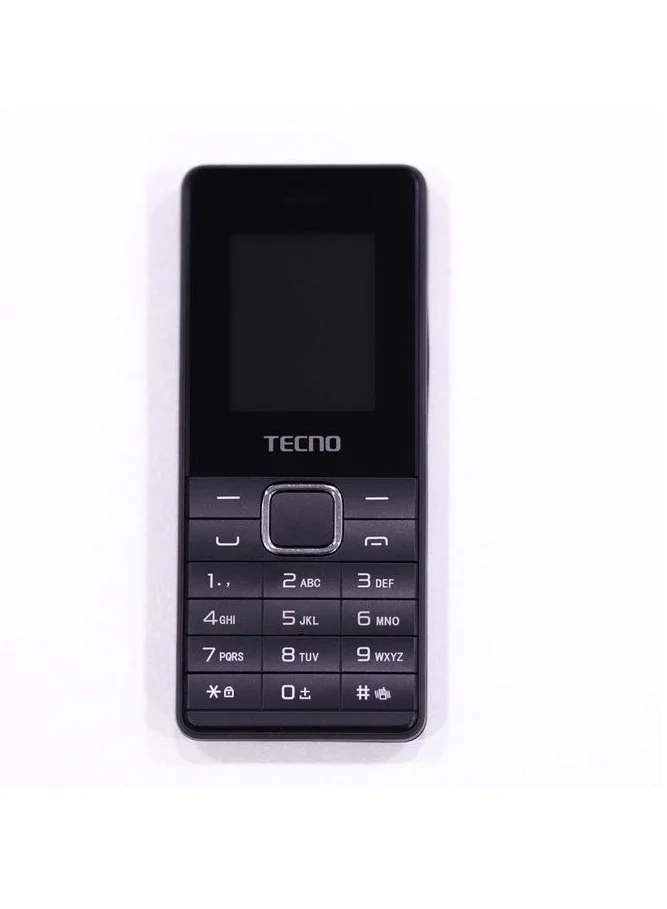 TECNO T101 Dual SIM Mobile Phone Compact Feature Phone with 1.4-inch Display (Black) 3mx43