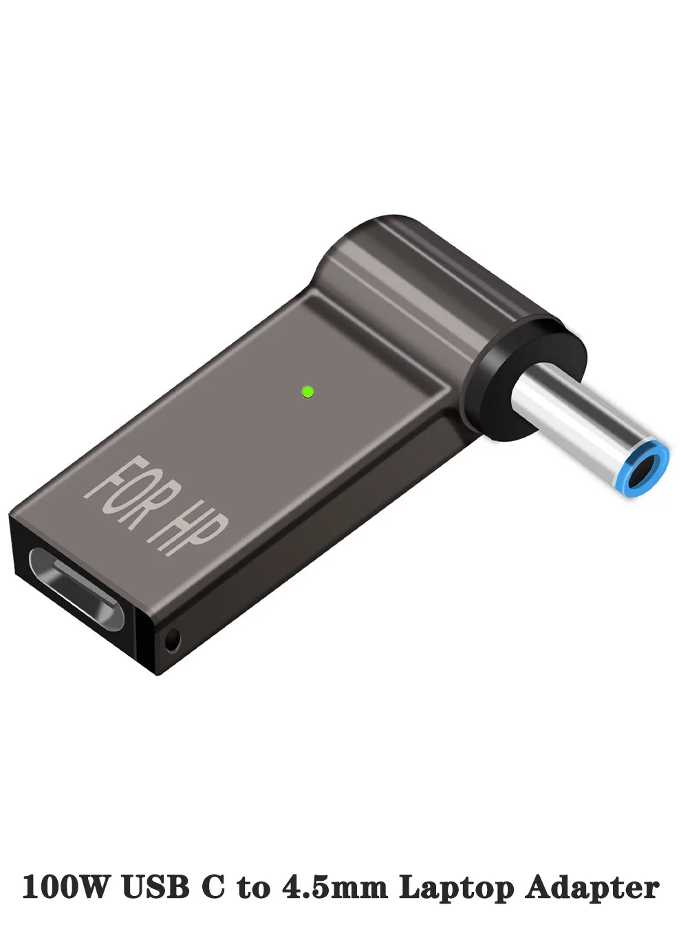 CMGTYYD USB-C to 4.5mm DC Laptop Charging Adapter Converter (100W PD Power Delivery, 4.5 x 3.0mm Tip) for Premium Notebooks ek2ln