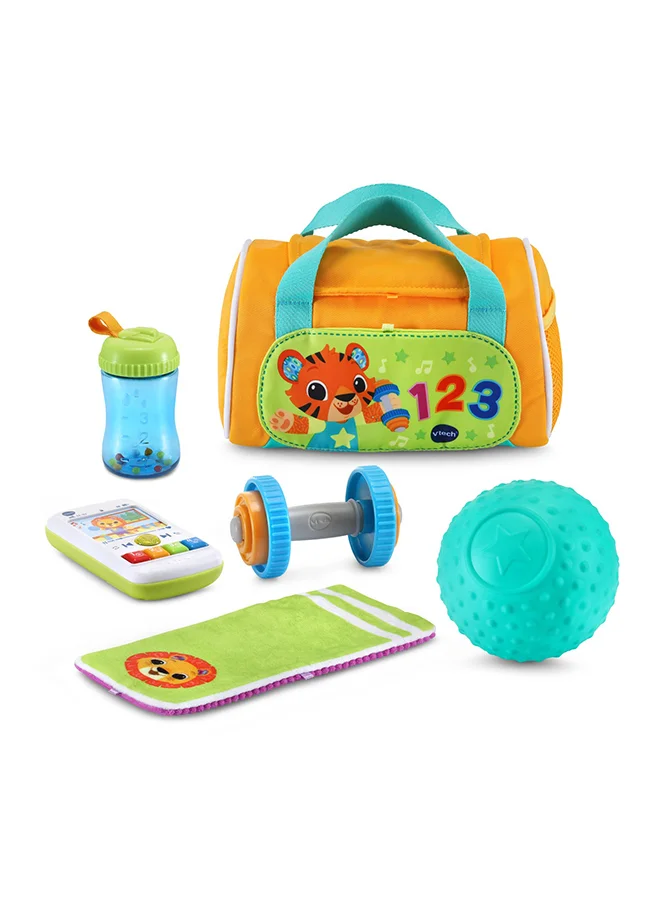 Premium Kids Gym Activity Set Interactive Fitness Play Kit (30.5x38x13.3cm) n8xru