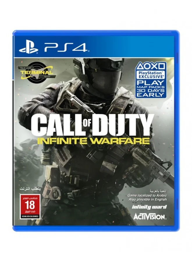 Infinite Warfare Action Video Game for Console (English and Arabic Edition, PS4) gbbqg