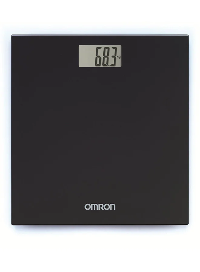 Premium Digital Personal Weighing Scale High-Precision Body Weight Monitor (Black, 1 Unit) mehd8