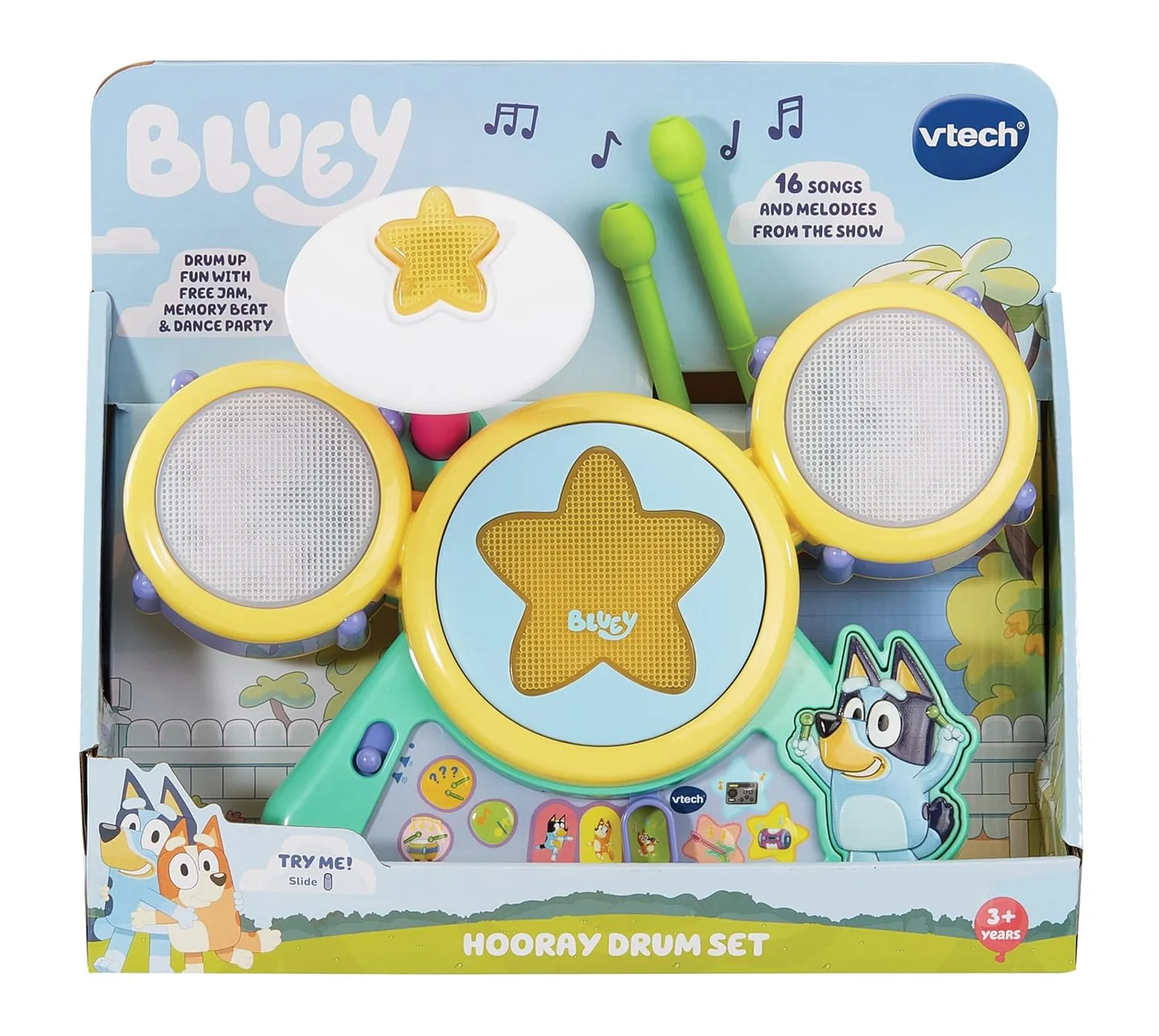 Interactive Musical Drum Set for Kids Educational Rhythm Learning Toy (Blue, 30 cm) 0zkvx