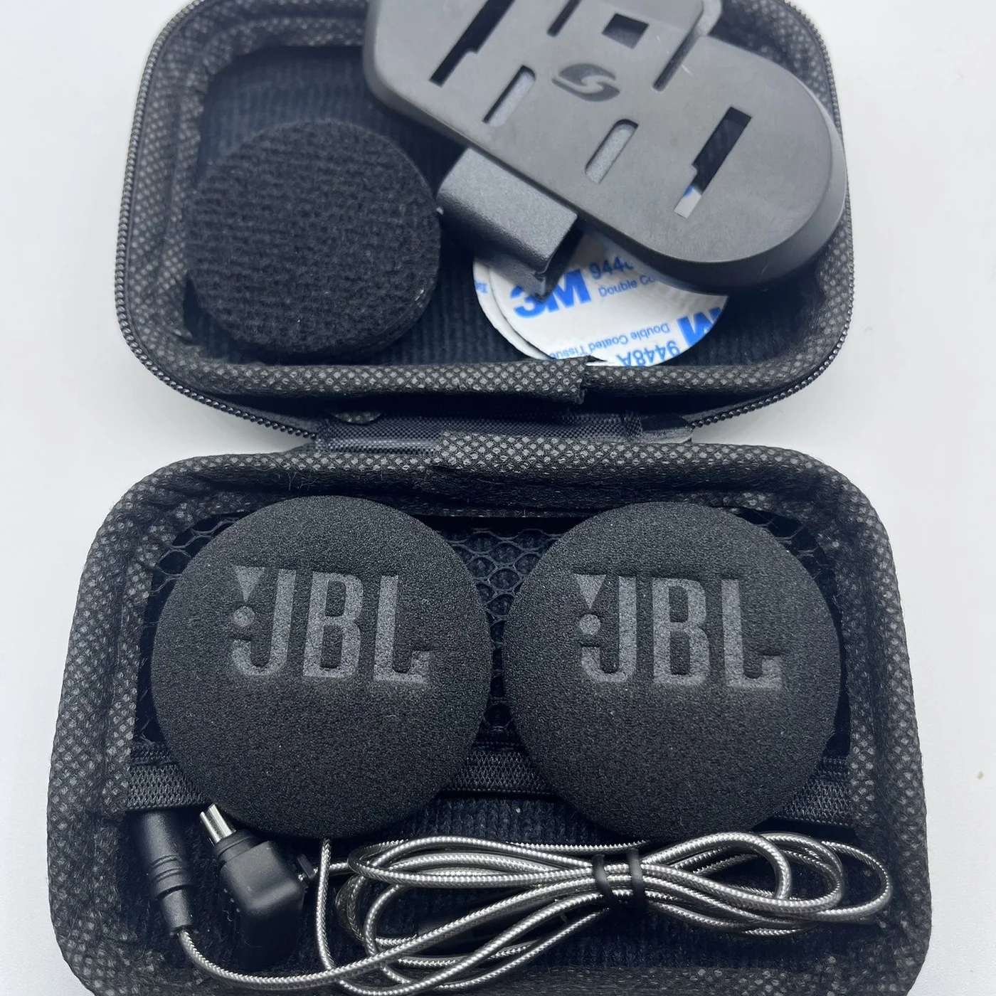 Premium Audio Motorcycle Helmet Headset Wireless Bluetooth Intercom System (Black, 1 Piece) czg9d