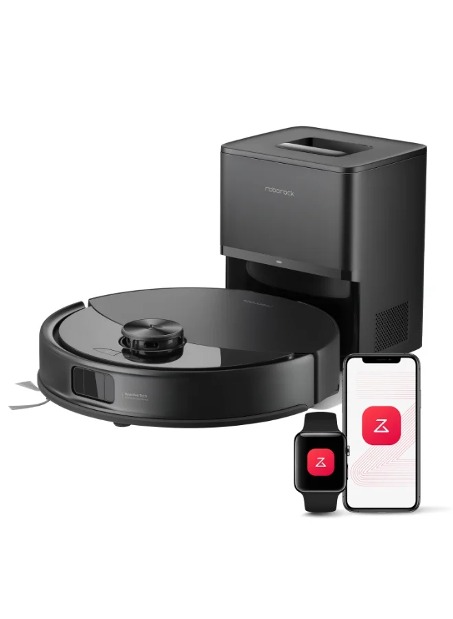 Premium Robot Vacuum and Mop with 10,000Pa Suction and LiDAR Navigation (Black, 60 W) v43tv