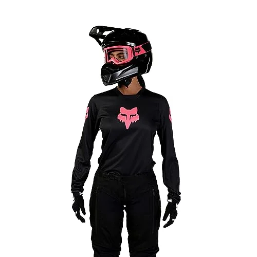 Premium Motocross Dirt Bike Jersey for Women Breathable Off-Road Racing Apparel (Black, Large) 0f849