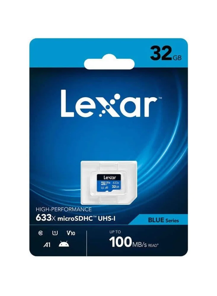 Lexar High-Performance microSDHC UHS-I Memory Card (32 GB, V10, 633X Speed) for Smartphones and Tablets vm85t