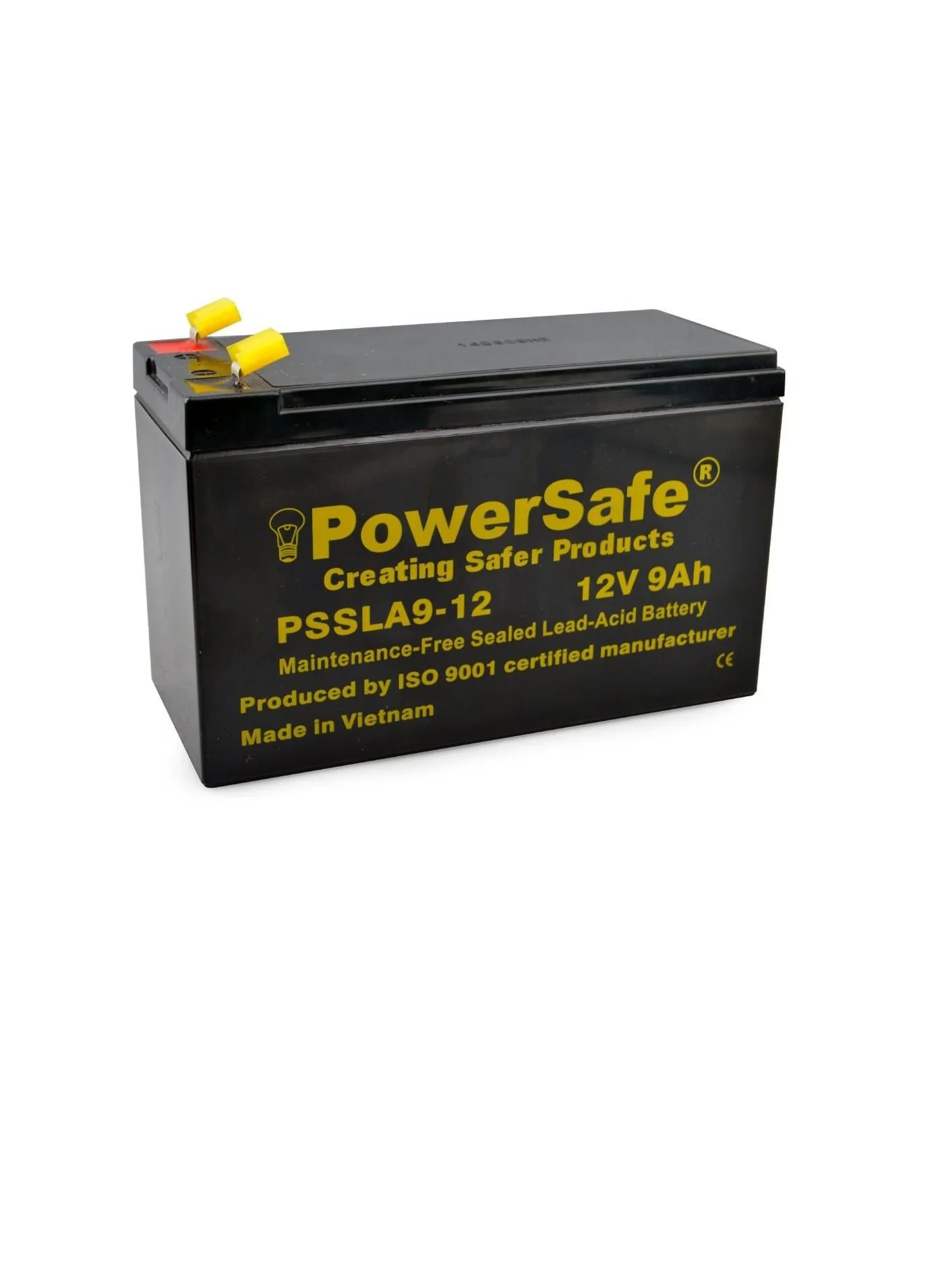 PowerSafe Sealed Lead Acid Battery (12V, 9Ah) Rechargeable Maintenance-Free Power Unit for UPS and Security Systems 2x5no