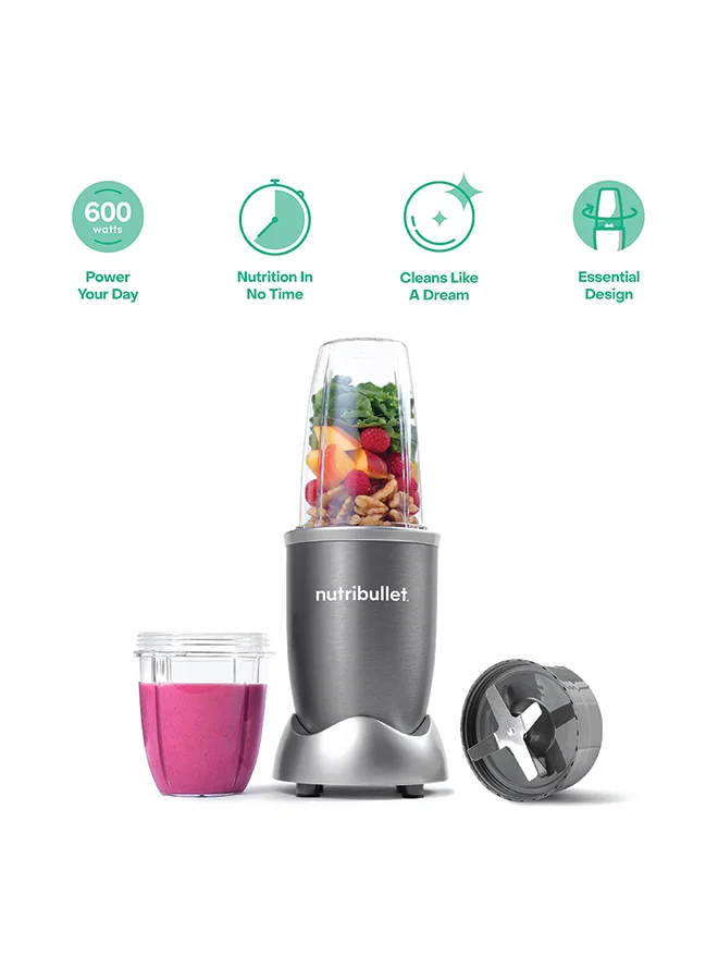 Premium Countertop Blender 3-Piece Kitchen Appliance Set (Grey, 700 mL) ydasz