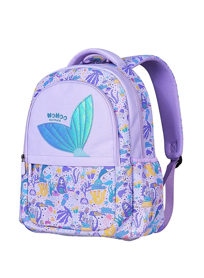 Nohoo Mermaid School Backpack for Kids Premium Lightweight School Bag (Purple, 16 Inch) 4zz7o