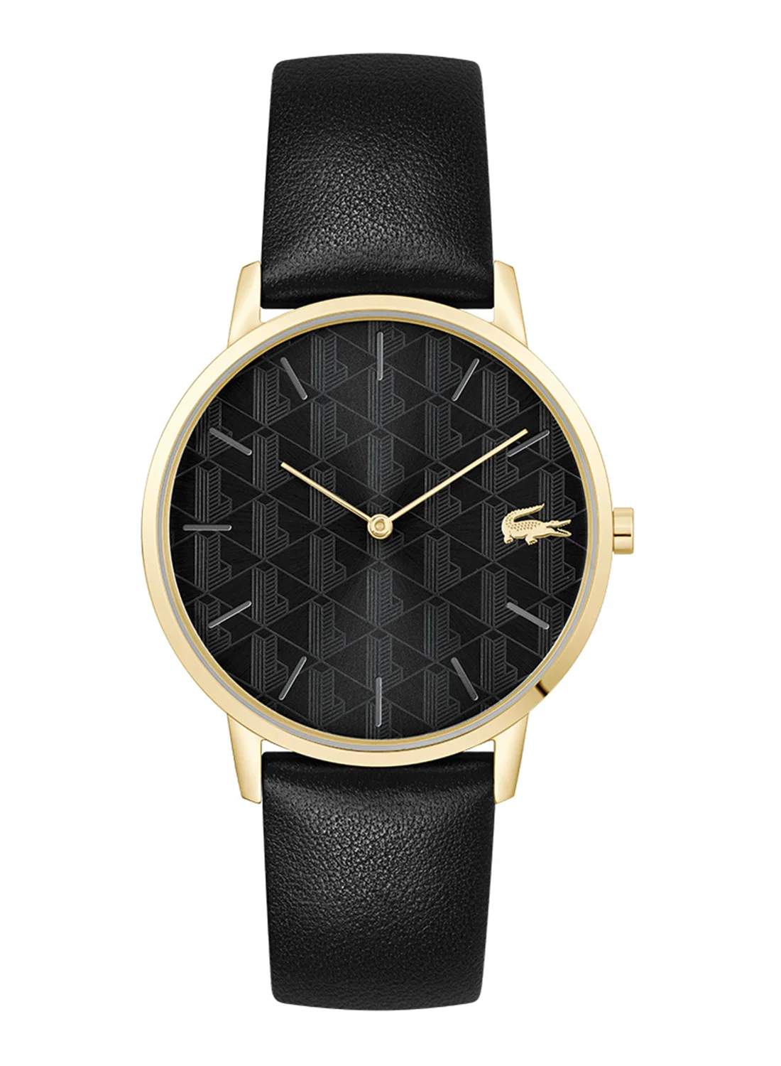 LACOSTE Men's Analog Quartz Leather Wrist Watch (Round Dial, 40.5 mm) eya77