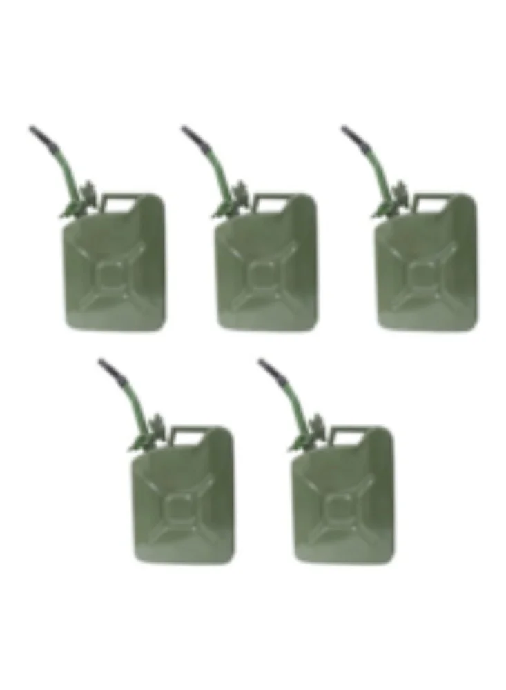 KNP Heavy-Duty Fuel Storage Container Set for Gasoline and Diesel (20L, Pack of 5) 2ipsk