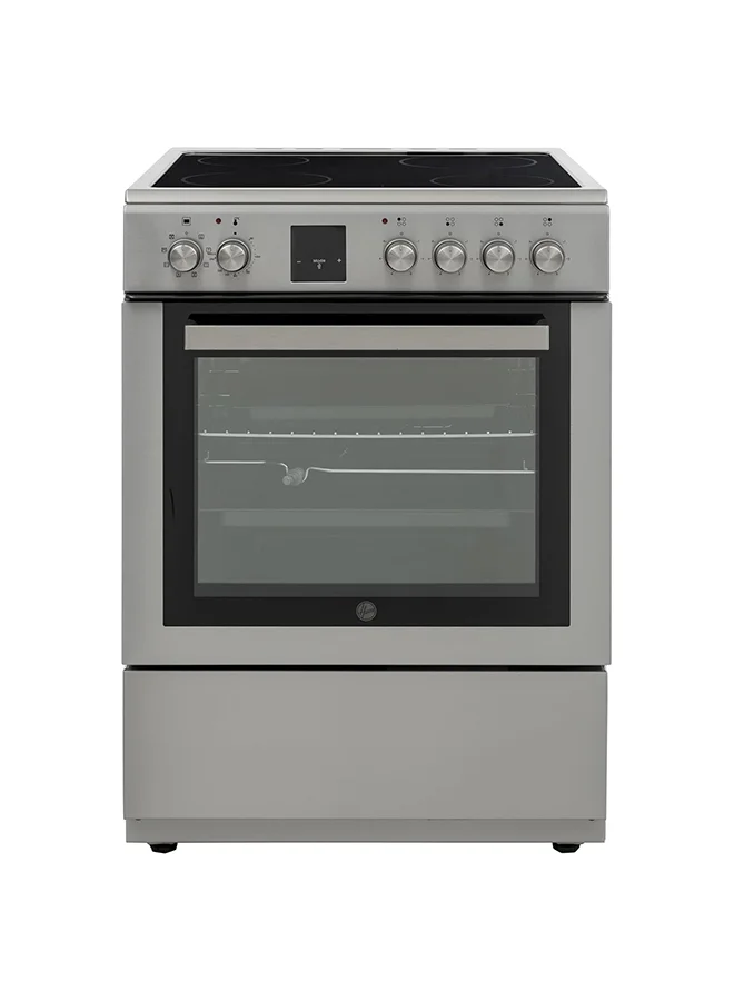 Premium Freestanding Ceramic Electric Cooker with 65L Convection Oven and Child Lock (Silver, 60x60 cm) eppc0