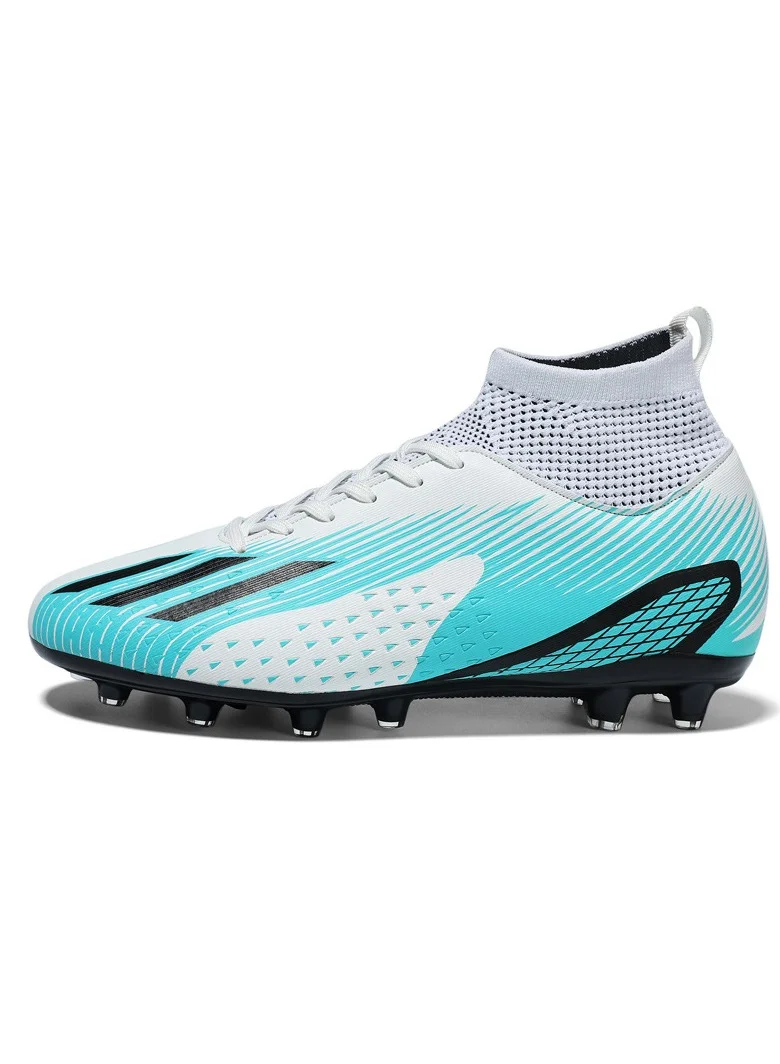 SKT Shiketro Professional Football Shoes Lightweight Durable Cleats for Outdoor and Indoor Turf (Unisex, Adult) 49dhp