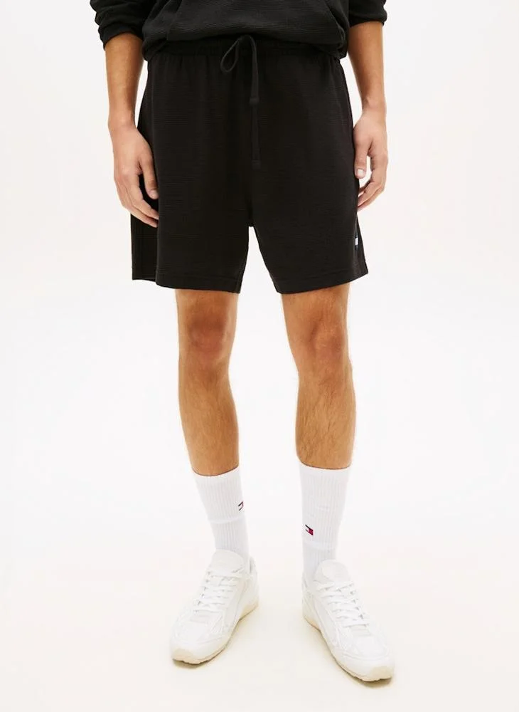Premium Waffle Knit Sweat Shorts Casual Athletic Apparel for Men (Solid, Medium) zrob5