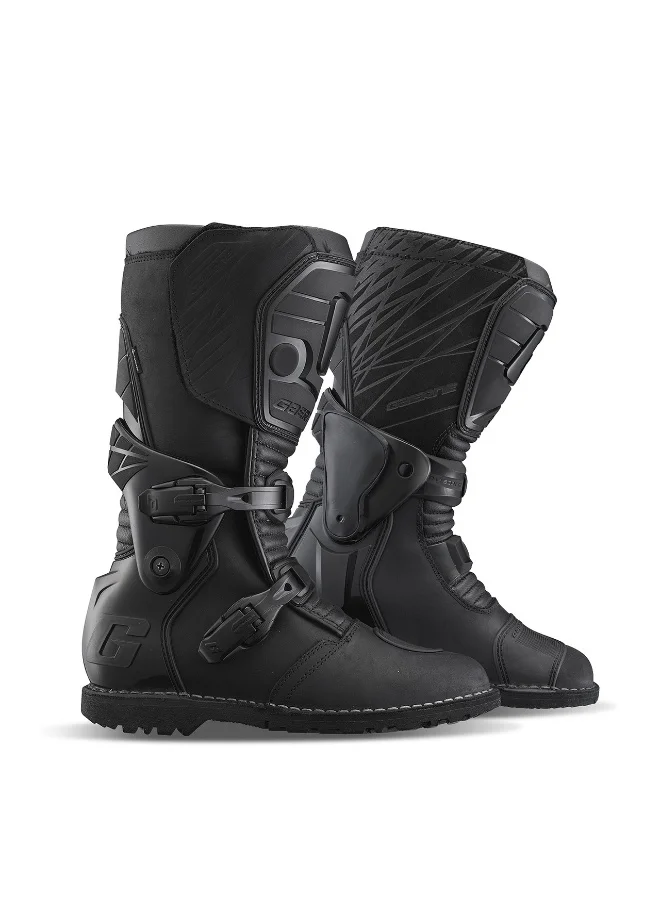 Premium Waterproof Adventure Motorcycle Boots (Black, 42 EU) eucf0