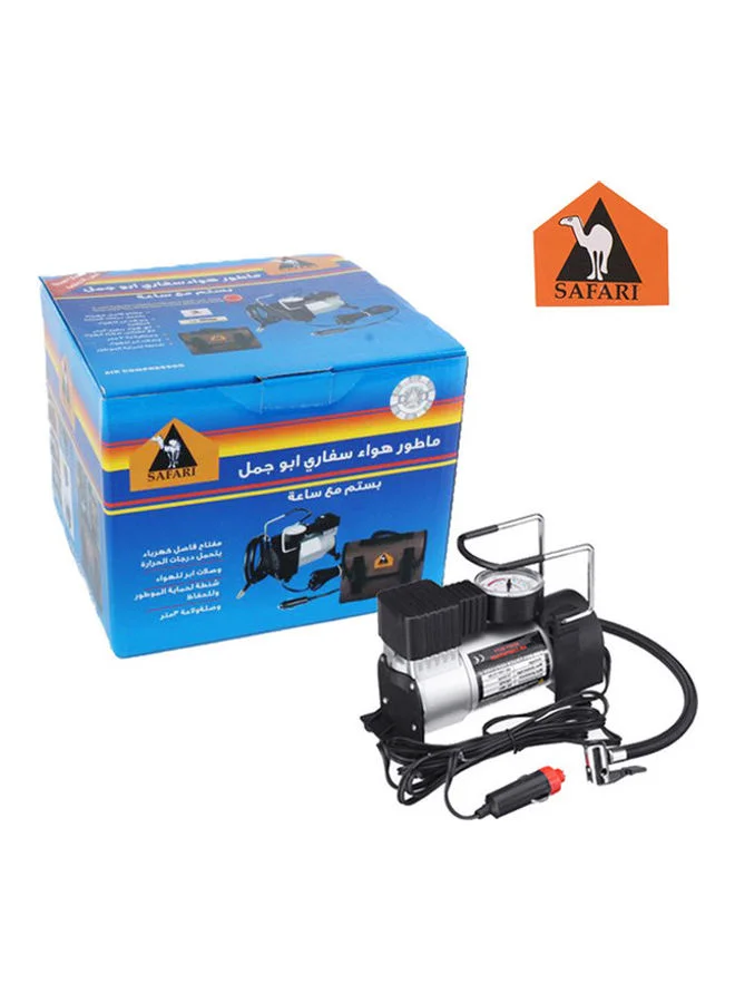 Safari Single Cylinder Car Air Compressor (Heavy-Duty, Portable) with Storage Bag l1y3o
