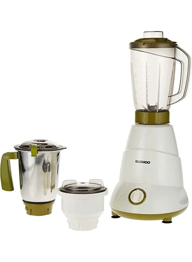 DAEWOO 3-in-1 Kitchen Mixer Grinder Premium Countertop Food Processor (White, 1.5 L, 750 W) 5uwbd