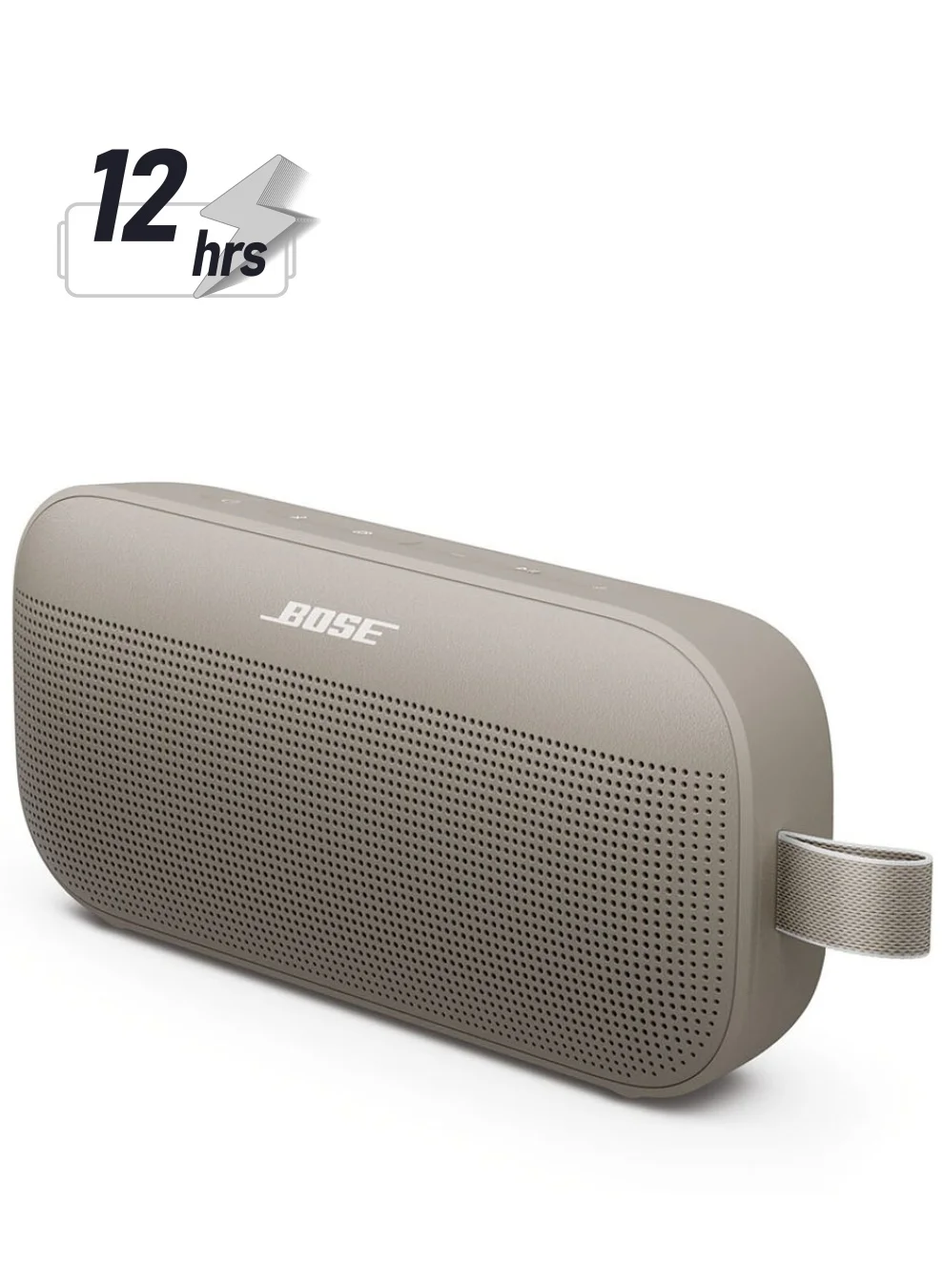 Premium Audio Portable Bluetooth Speaker, Wireless Outdoor Hi-Fi Sound System, Waterproof and Dustproof (Sandstone) zpt50