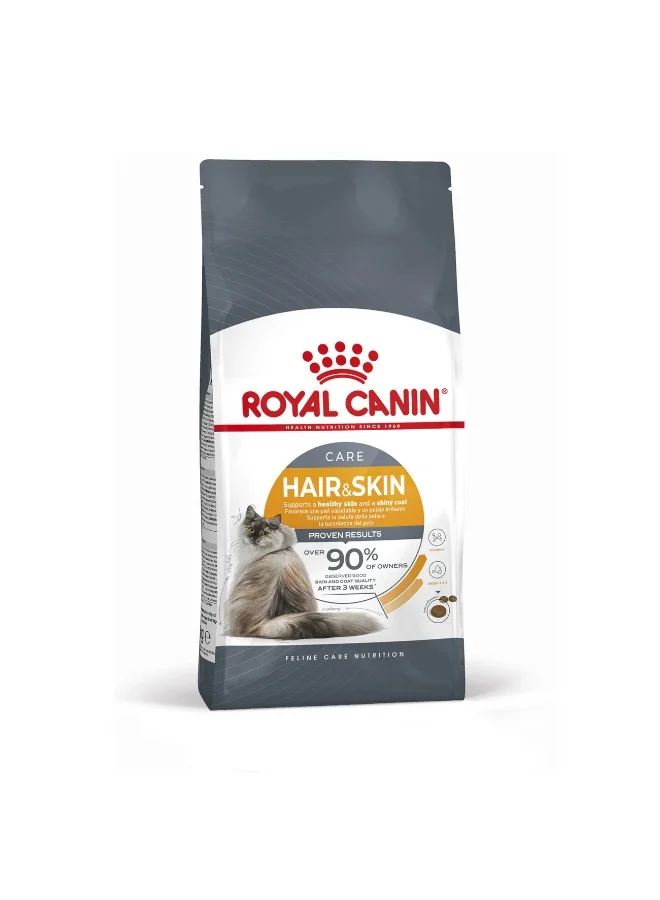 Premium Feline Hair & Skin Care Adult Dry Cat Food (2kg) nv9bz