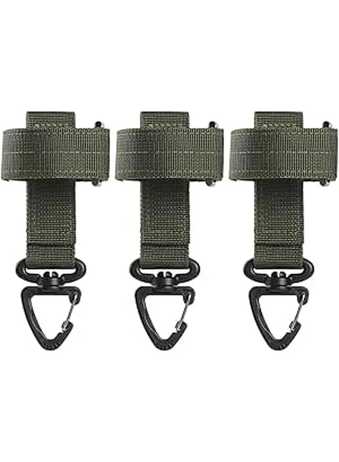 Premium Adjustable Glove Holder Straps Heavy-Duty Oxford Cloth for Outdoor Hiking and Camping (3 Pieces) t50h8