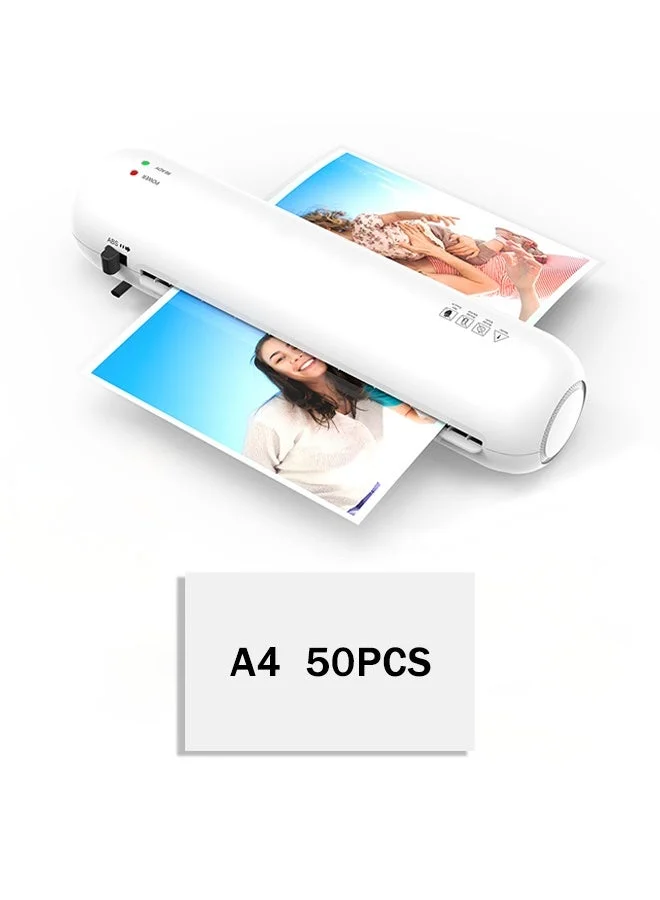 PowerEase Thermal Laminator Machine for A4 A5 A6 Documents and Photos with 50 Laminating Sheets (A4) o632i