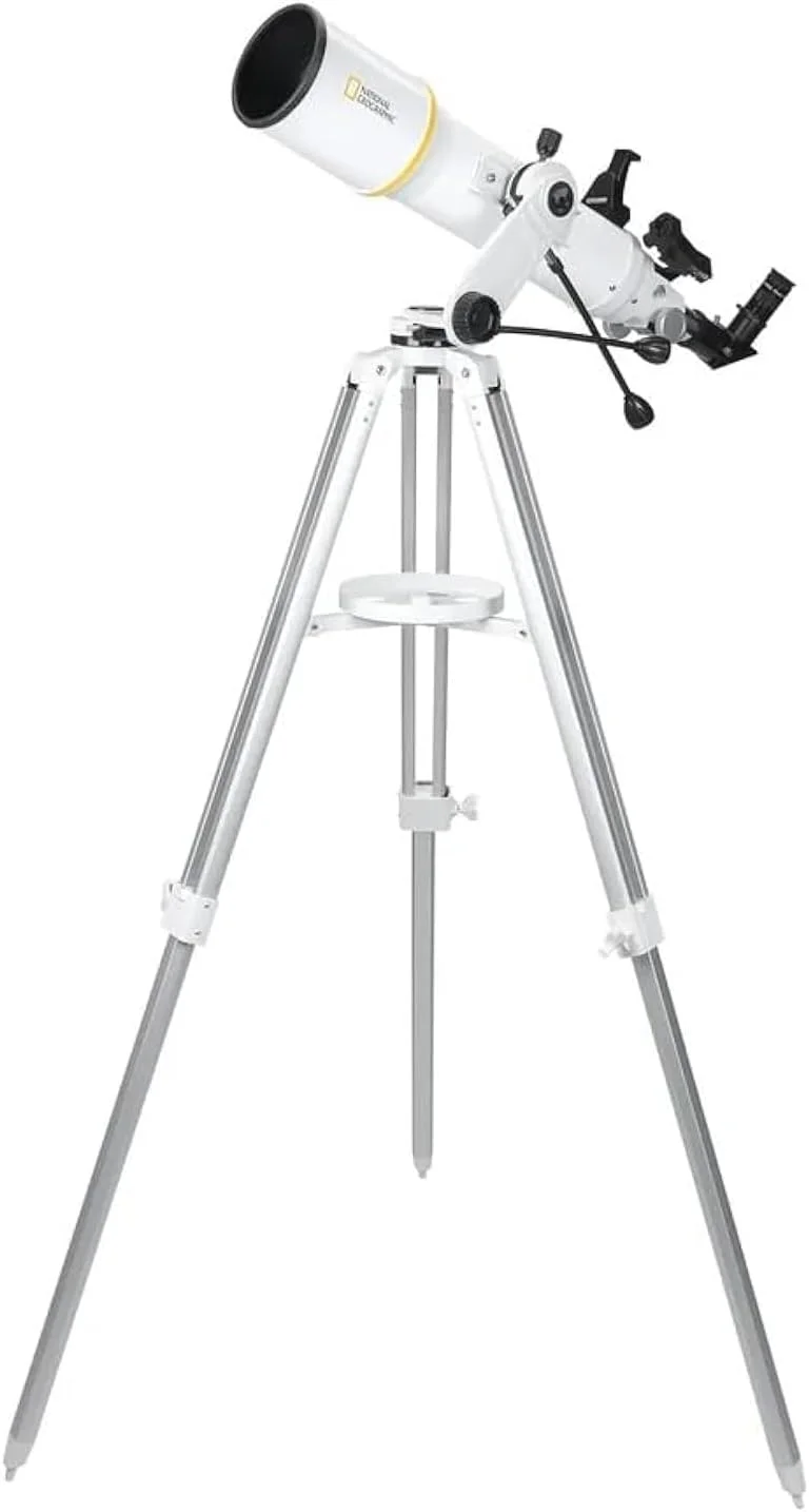 Premium Astronomy Telescope 102/660 Refractor with Alt-Azimuth Mount for Beginners and Enthusiasts (102mm Aperture) rt9yg